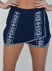 Navy Fall Concert Skort