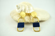 Everglades Navy Earrings