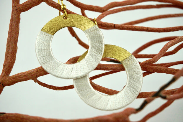 Delray Delight White Earrings