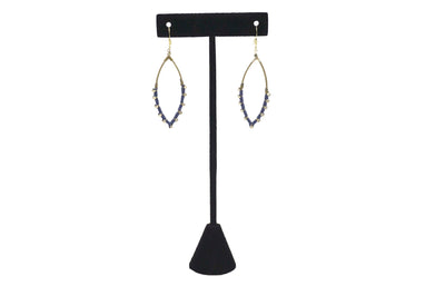 Key West Navy Earrings