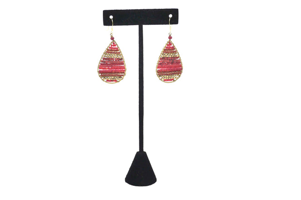 Rockledge Red Earrings