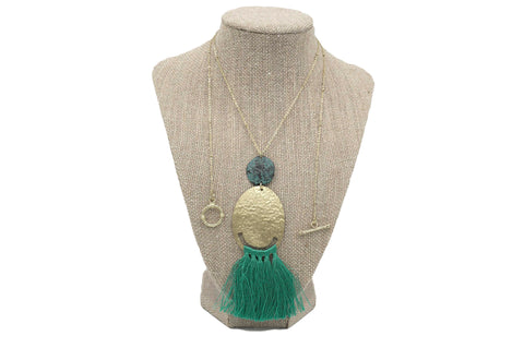 Pirate Booty Teal Necklace