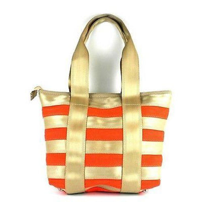 Upcycle Orange Stripes Bag